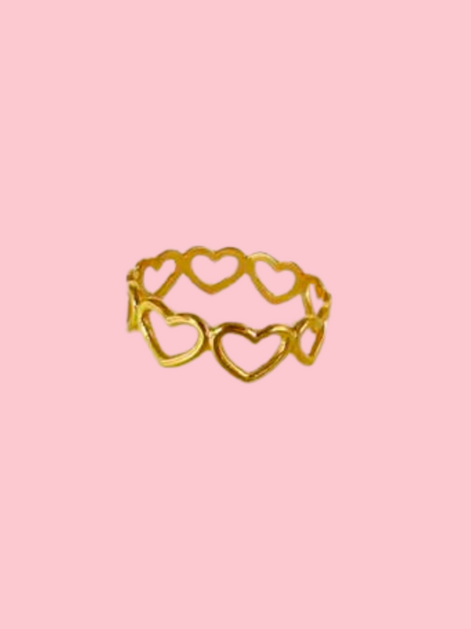 Heart Adjustable Ring