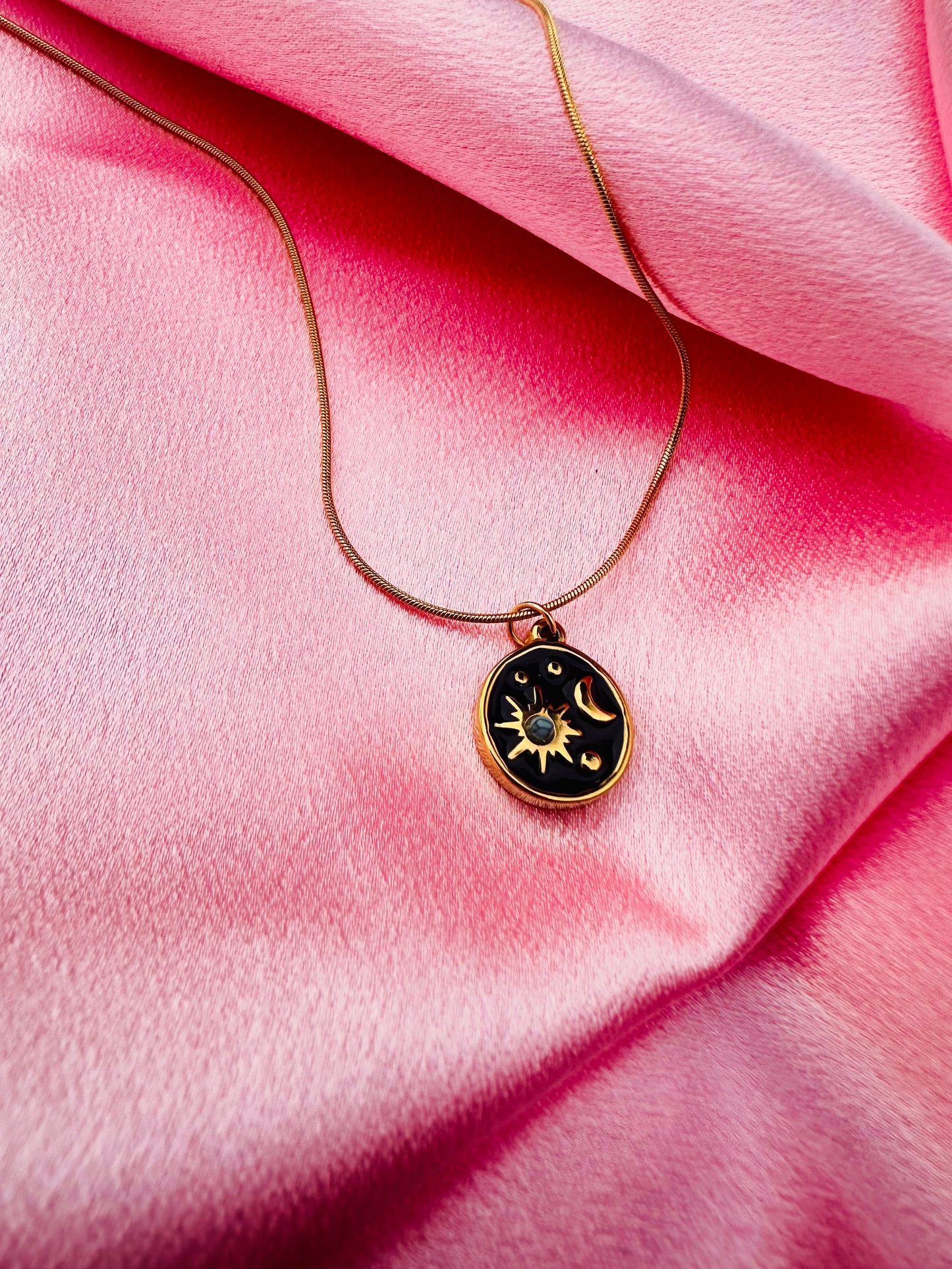 Black Moon Necklace