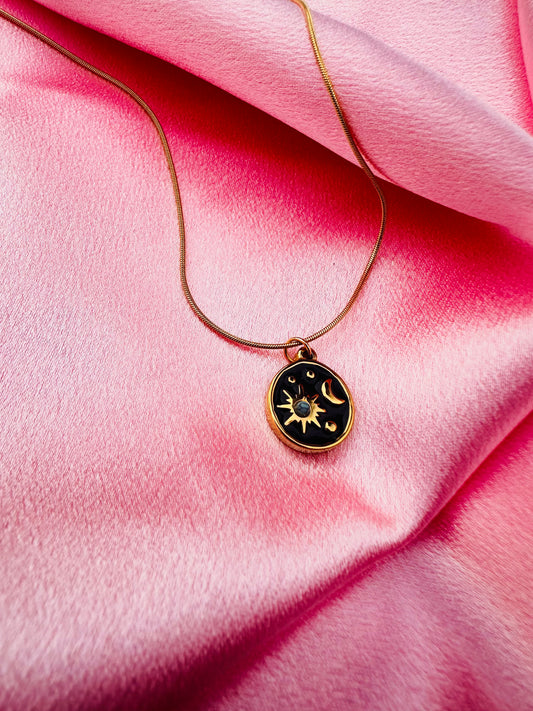 Black Moon Necklace