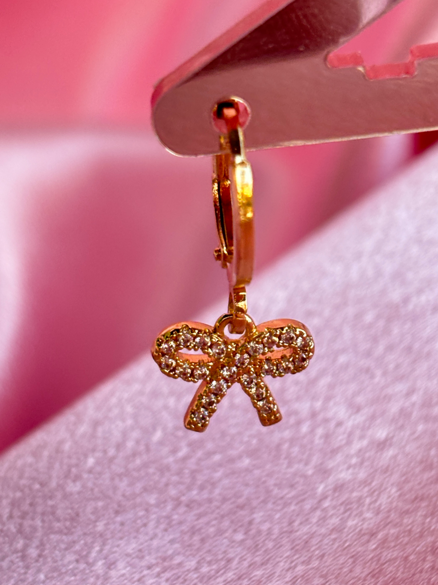 Delicate Rhinestone Bow