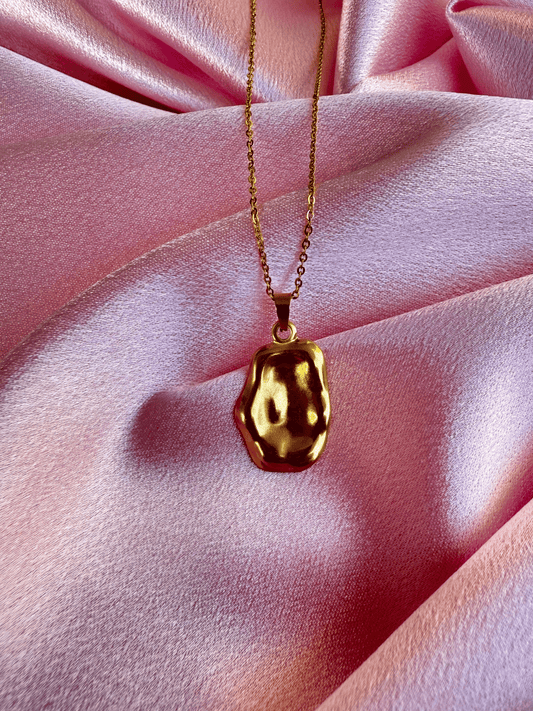 Golden plate Necklace